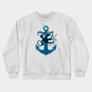 Anchor and octopus Crewneck Sweatshirt